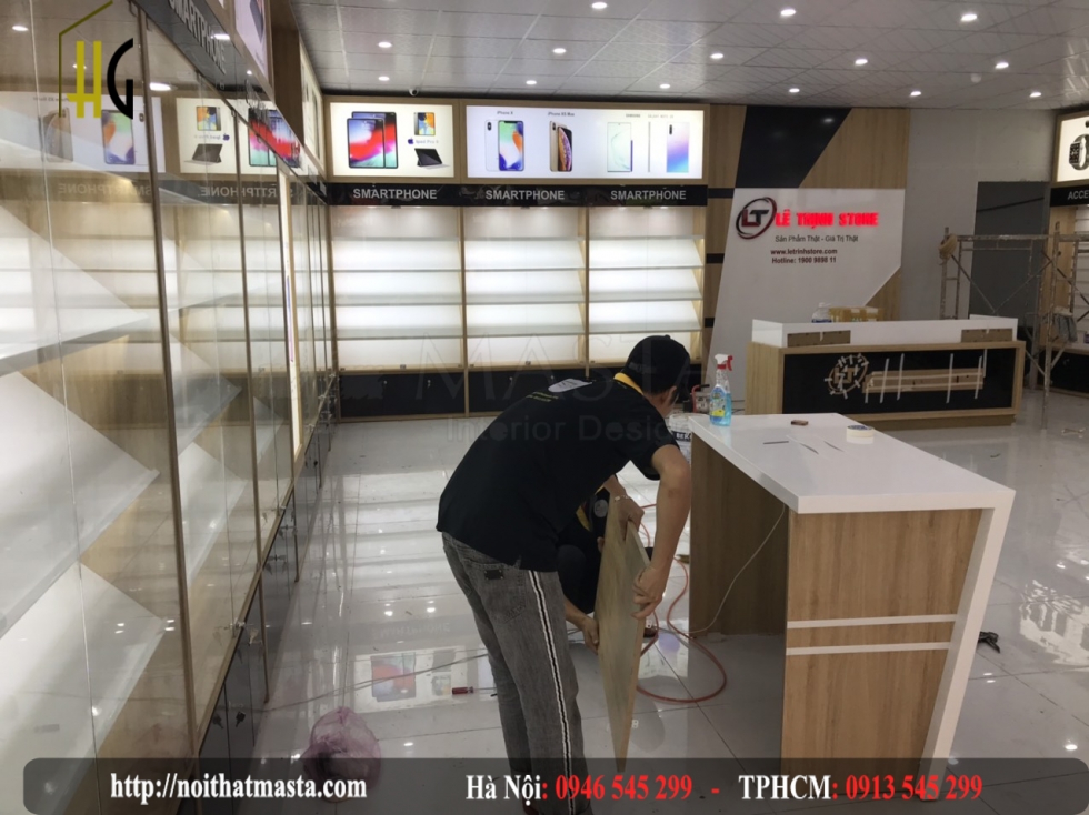 thi cong le trinh store 7